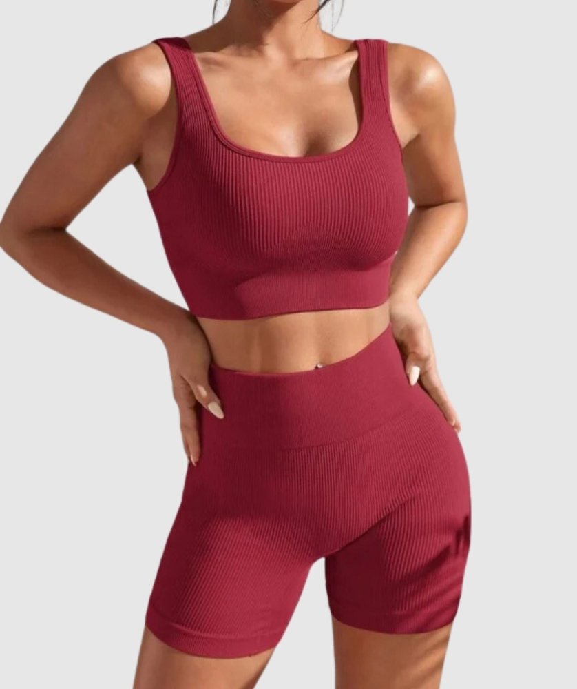 NEW ARRIVAL PGW Seamless ribbed yoga set - PERFORMANCE GYM WEAR