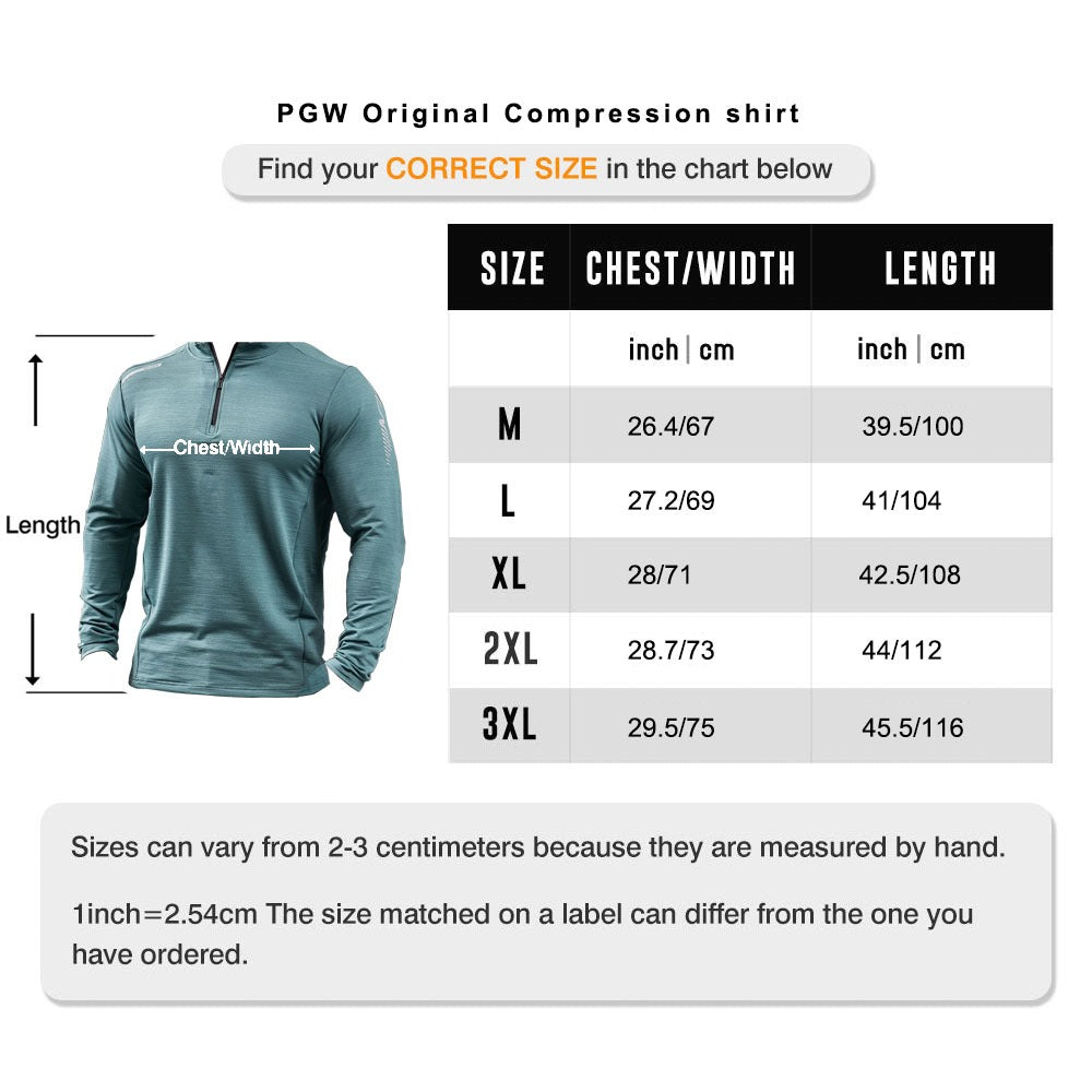 PGW Original Compression shirt - PERFORMANCE GYM WEAR