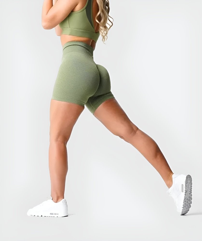 PGW Peach Seamless Shorts - PERFORMANCE GYM WEAR