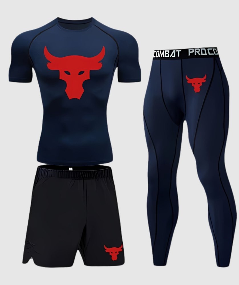 PGW Power Bull 3 - set Red EDITION Combat Series - PERFORMANCE GYM WEAR