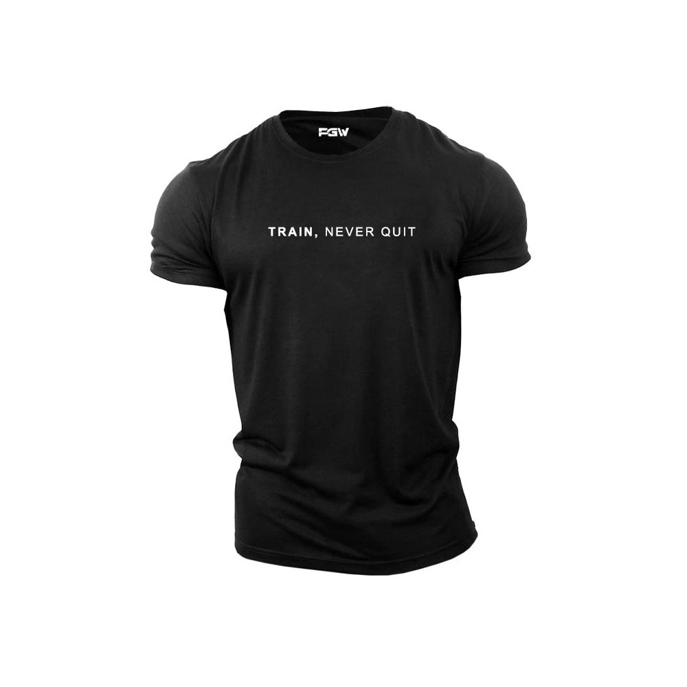 PGW Train, Never Quit T-shirt - PERFORMANCE GYM WEAR