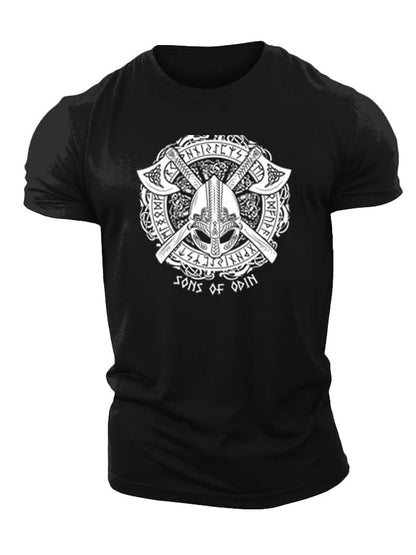 PGW Viking Odin Axes T - shirt - PERFORMANCE GYM WEAR